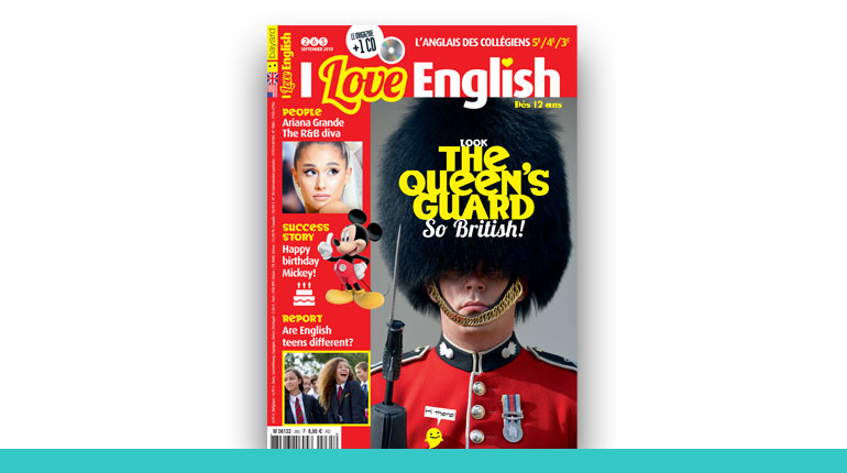 couverture du magazine I Love English 2020