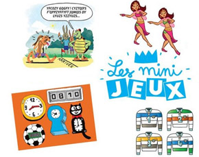 Les mini-jeux du magazine J'aime lire Max