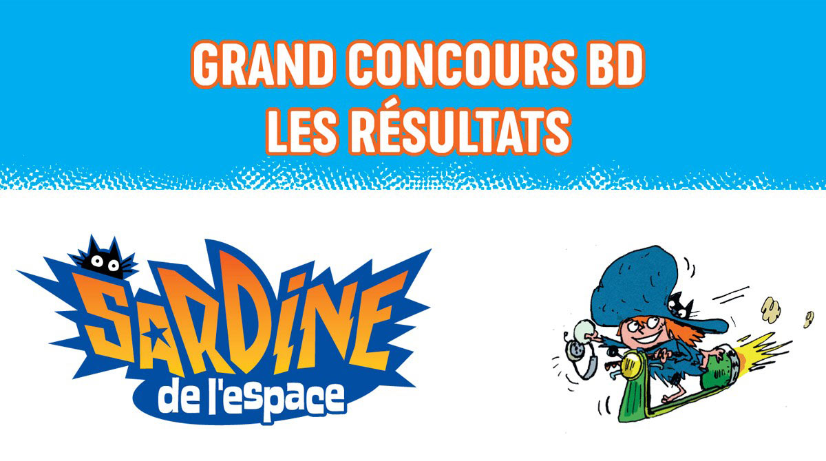 Résultats du grand concours BD “Sardine de l’espace”