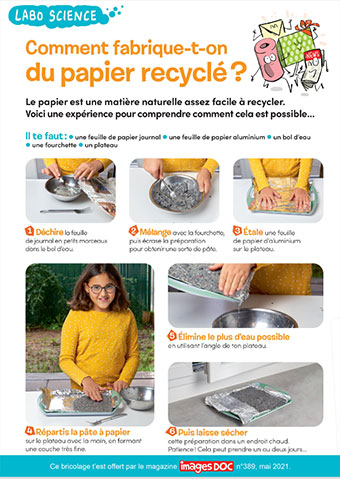 Comment fabriquer du papier recyclé à la maison ?