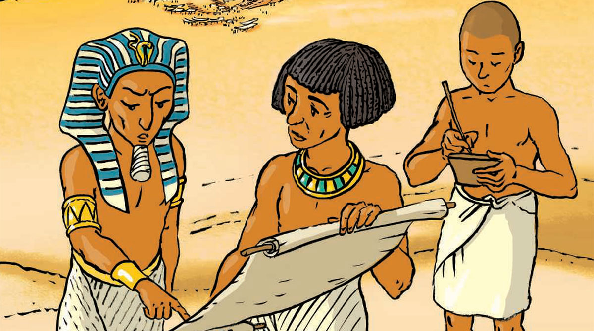 L’Égypte à l’ombre des pharaons - Illustration : Thibaud Guyon.