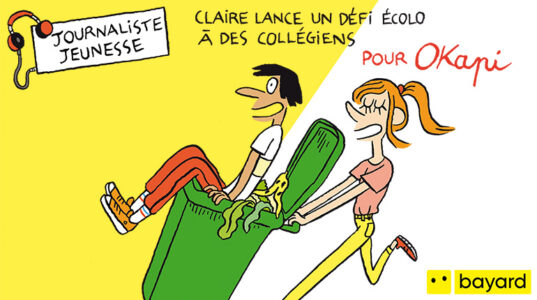 Podcast Okapi - Journaliste Jeunesse - Claire lance un défi écolo à des collégiens