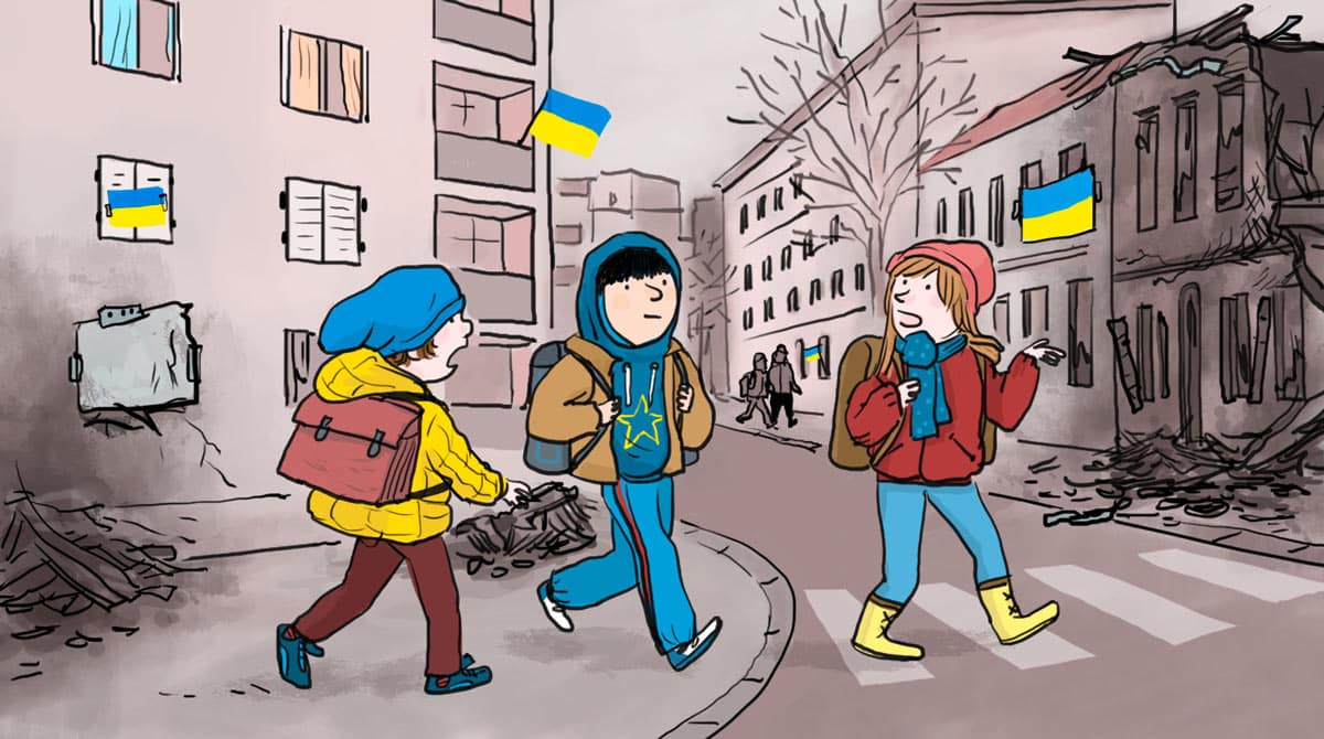 Salut l'info ! 3 mars 2023 - Enfants de Kiev racontent leur quotidien - Sécheresse hivernale en France - conseils pour faire ses devoirs