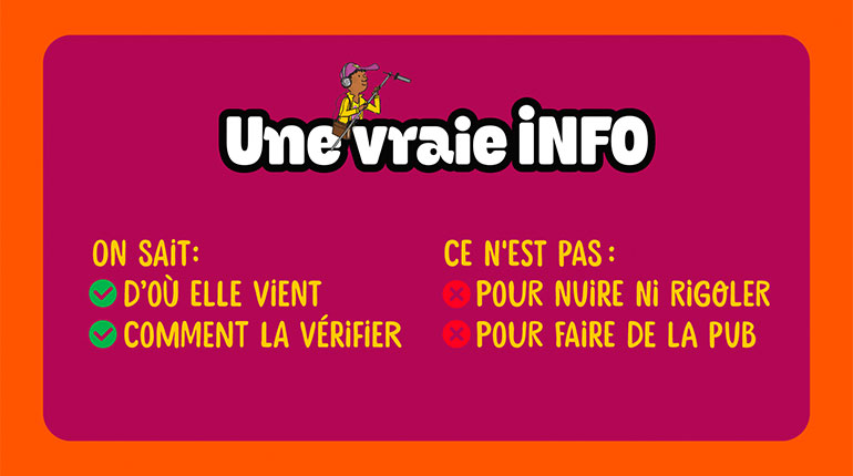 Vraie info ou fake news ?