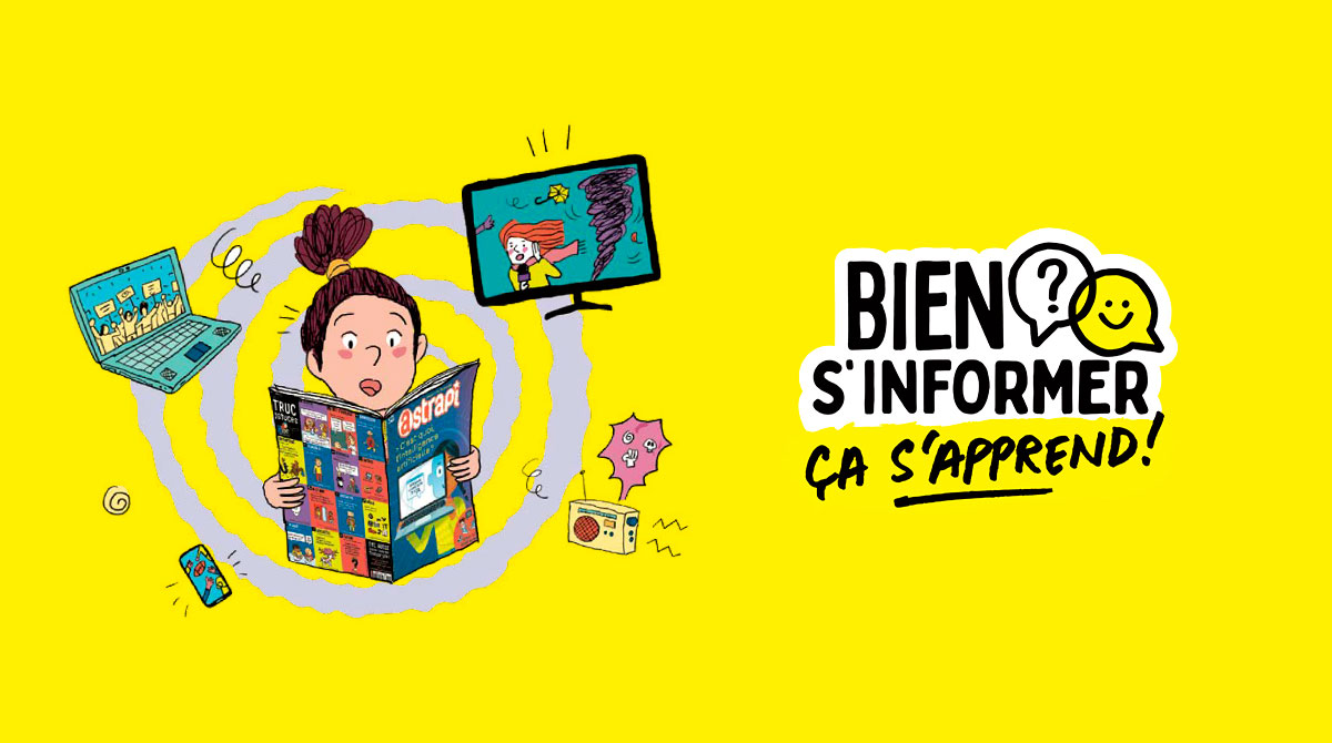 Bien s'informer, ça s'apprend ! Illustration : Clotka