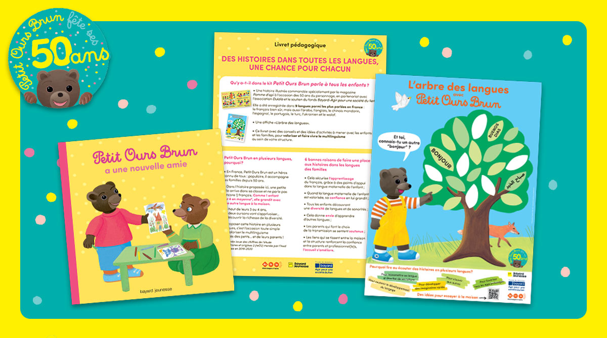 Avec Petit Ours Brun, faites vivre le multilinguisme dans votre classe.