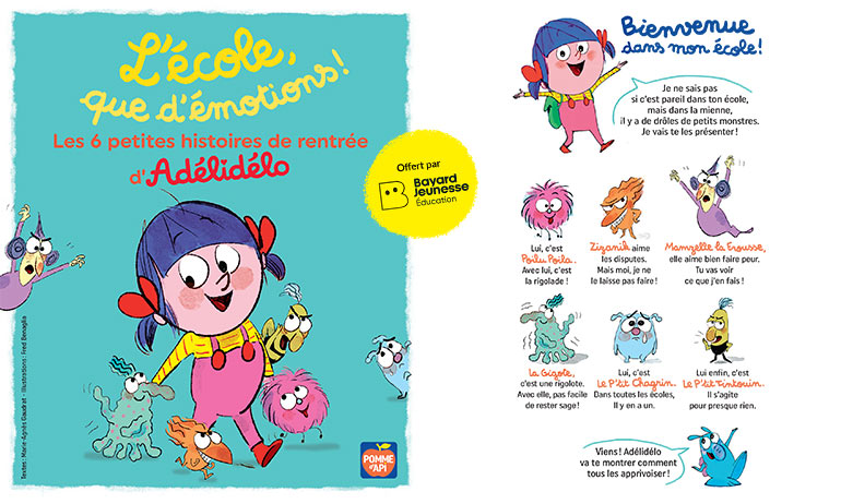 Les émotions en maternelle : que d'histoires ! Pomme d'Api n°715, août 2025.