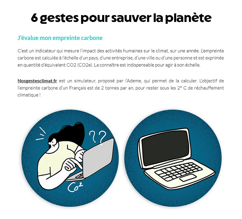6 gestes pour sauver la planète, Phosphore n°57.