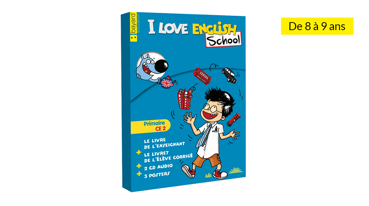 Mallette pédagogique I Love English School : 3e primaire