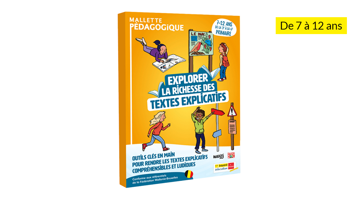 Mallette Explorer la richesse des textes explicatifs. Belgique.